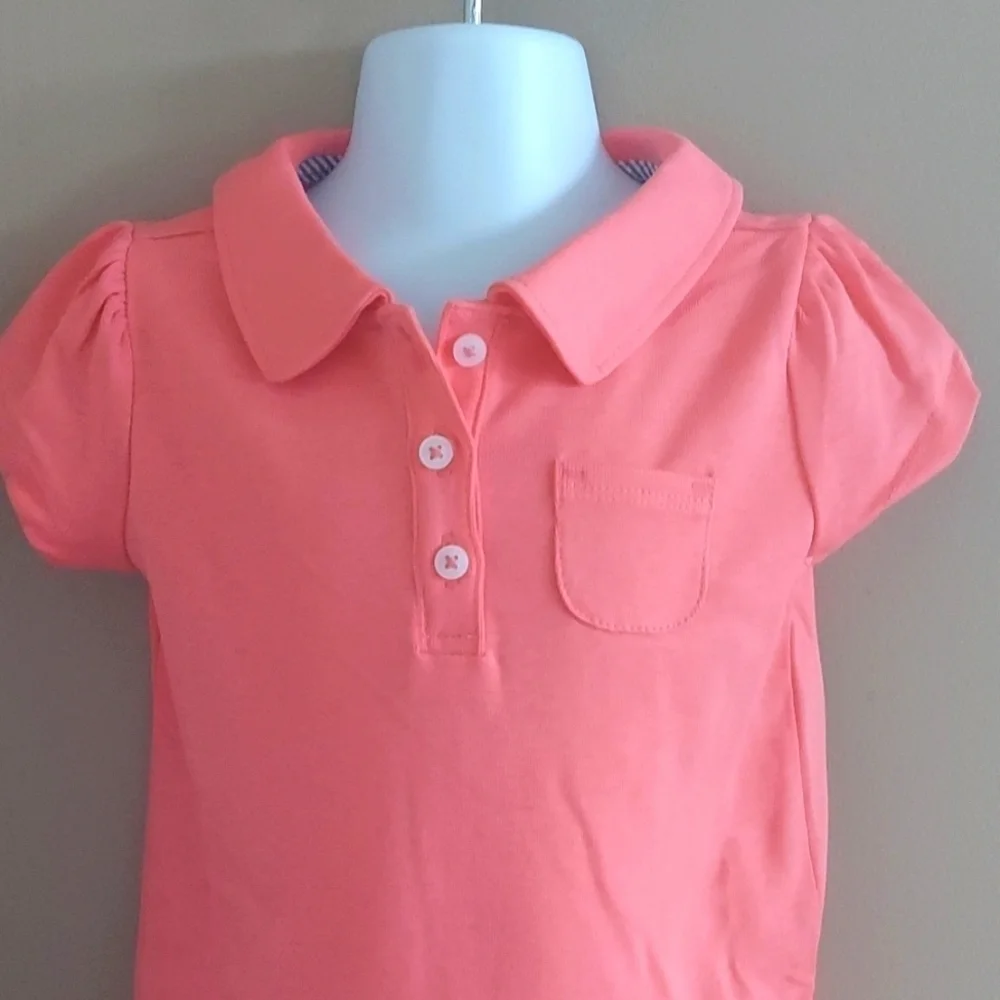 Gymboree polo uniform dress  - salmon pink - size 4